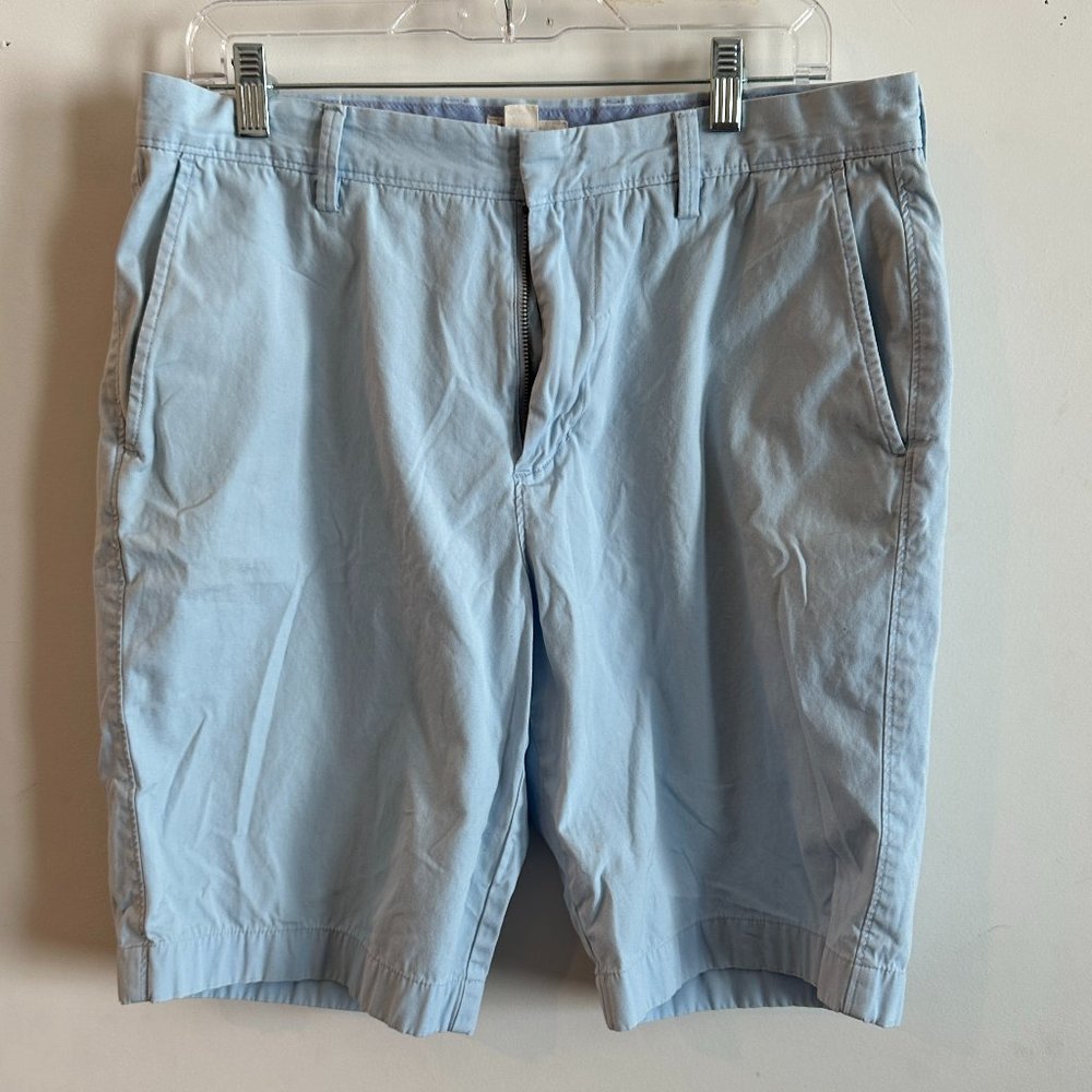 Men's J Crew Casual Shorts Light Blue Size 33